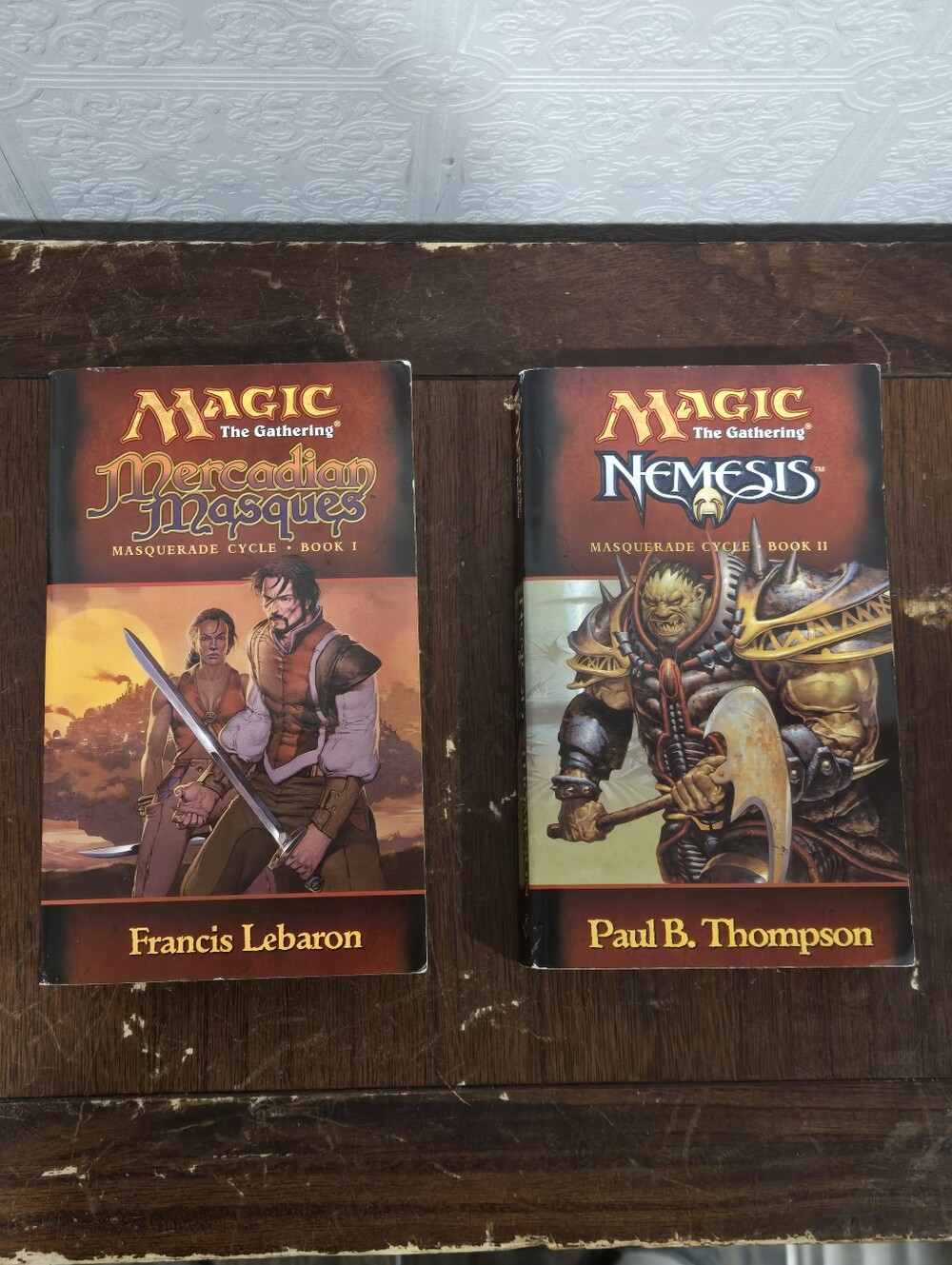 Magic The Gathering Masquerade Cycle Books 1 & 2 Mercadian Masques Nemesis Lot